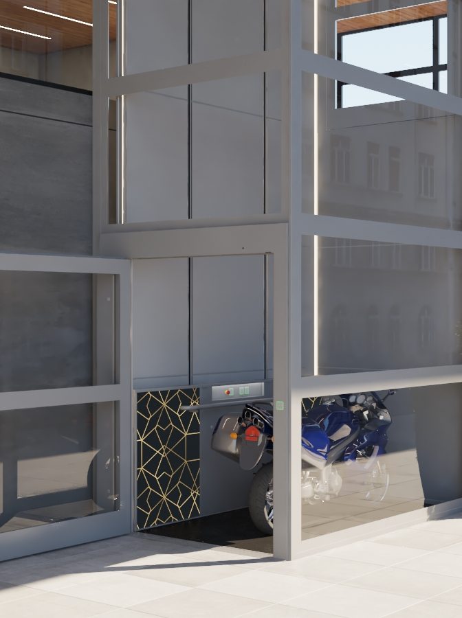 goods lift outdoor VB1000 by Barduva