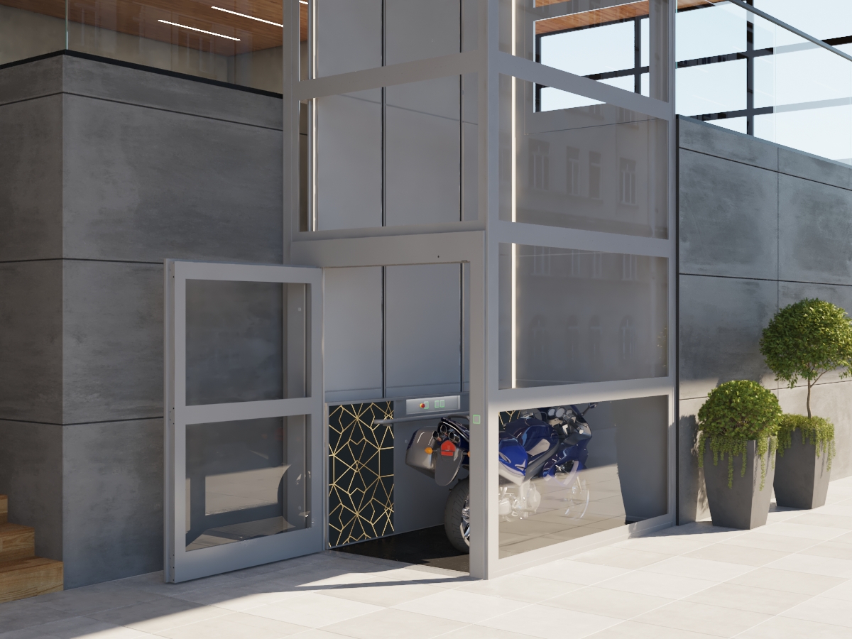 goods lift outdoor VB1000 by Barduva
