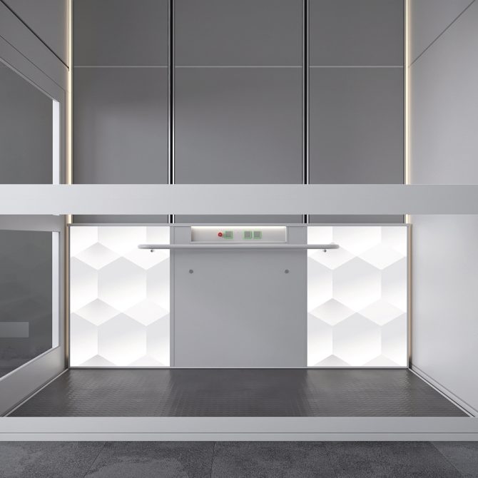 goods lift VB1000 panel design Model04 Barduva