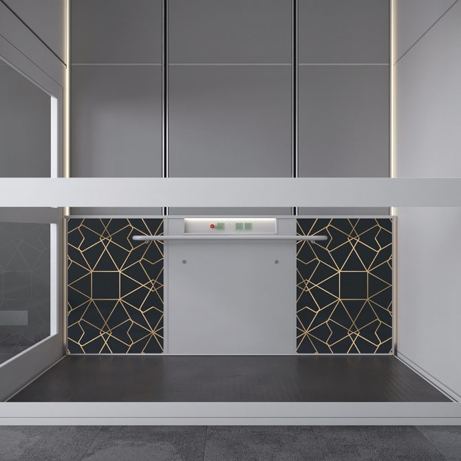 goods lift VB1000 panel design Model07 Barduva