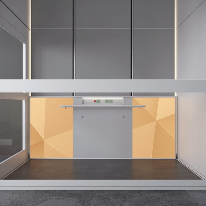 goods lift VB1000 panel design Model10 Barduva