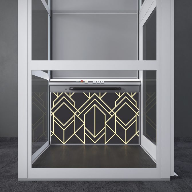 platform lift SB200 panel design Model02 Barduva